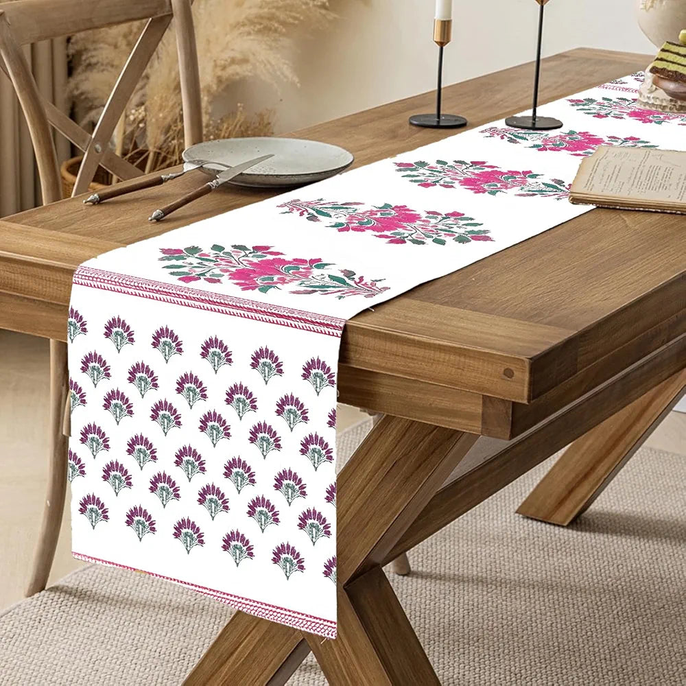 Ishro Home Premium Table Runner – Soft European-Standard Fabric, Elegant Soft Feel, Machine Washable, Timeless Design |